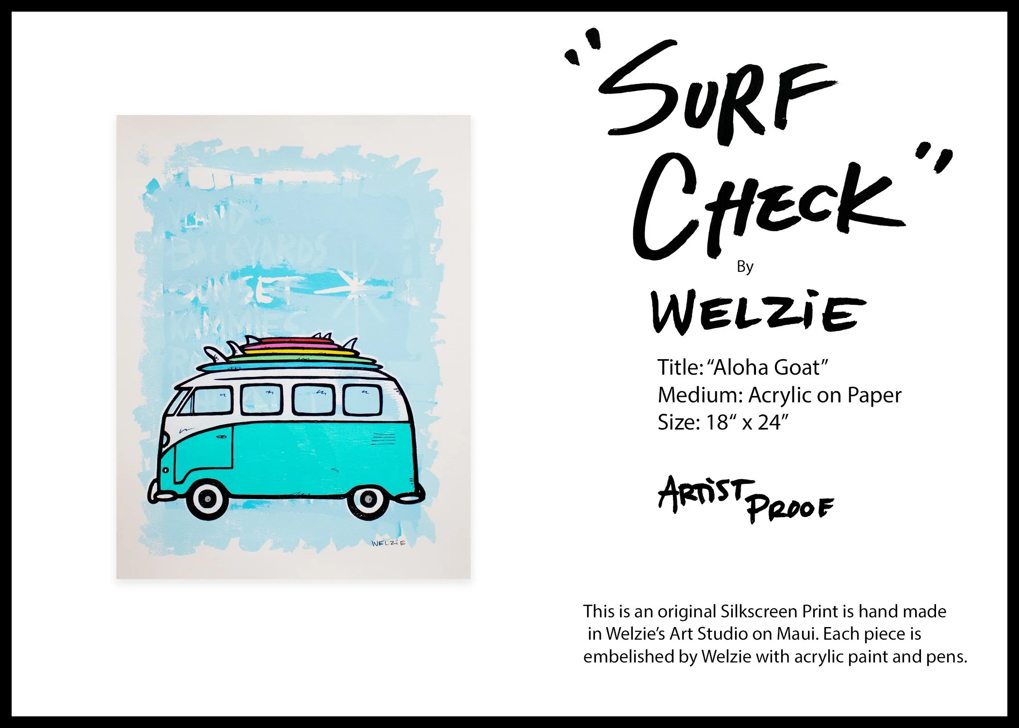 Welzie Fine Art Maui Hawaii